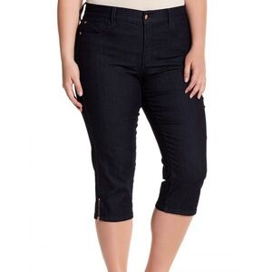 NYDJ Dark Enzyme Ariel Crop Jeans